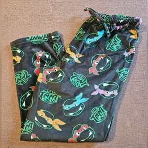 Nickelodeon TMNT Teenage Mutant Ninja Turtles Plush Pajama Pants. XL